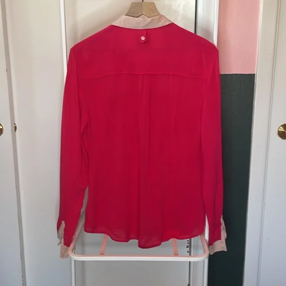Maeve by Anthropologie Pink Blouse - Picture 3 of 4